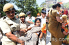 Rising crime against women : BJP Mahila Morcha stages Jail Bharo agitation